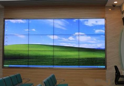 安吉液晶拼接屏的另类用法。